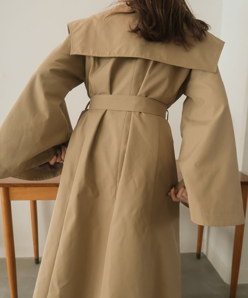 cape detail trench coat / ケープディティールトレンチコート