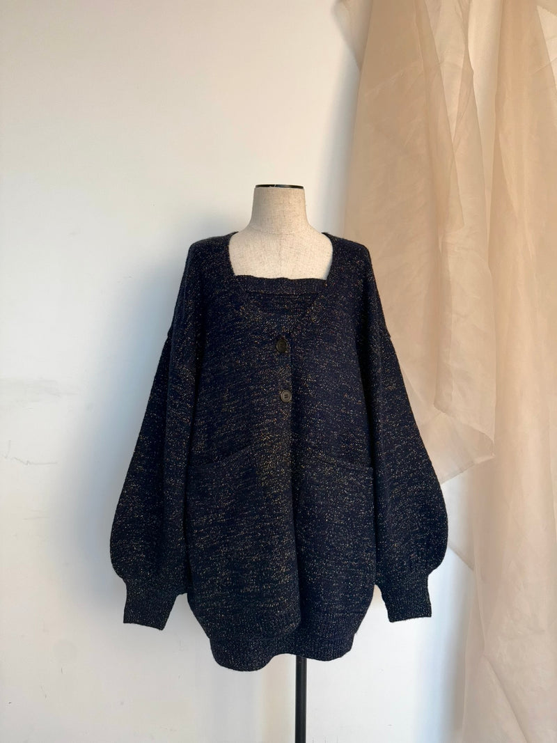 glitter melange knit ensemble / グリッターメランジニットアンサンブル