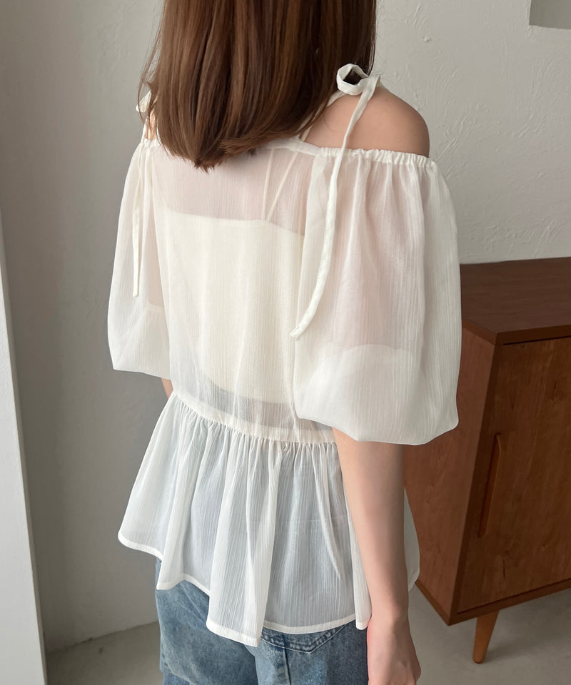 2WAY OFF SHOULDER BLOUSE / 2WAY オフショルシアーブラウス