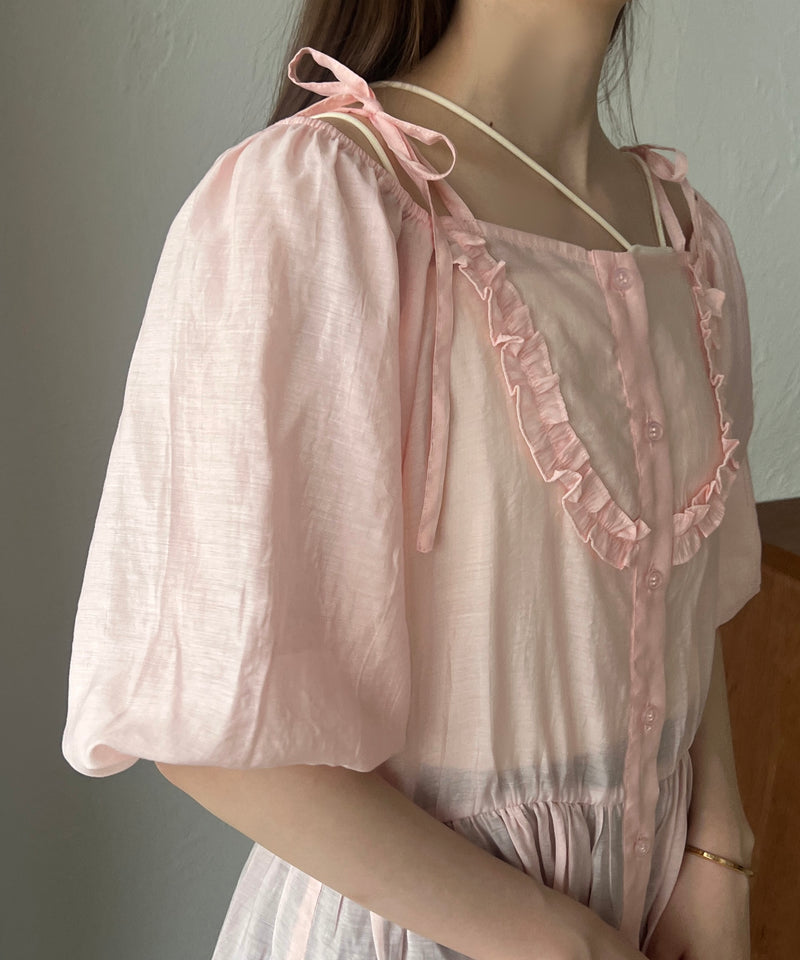 2WAY OFF SHOULDER BLOUSE / 2WAY オフショルシアーブラウス