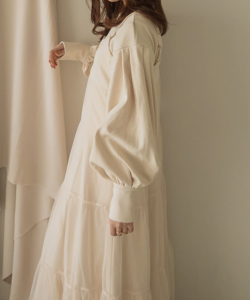 tull cami onepiece × flareonepiece set /チュールキャミワンピース×フレアワンピース