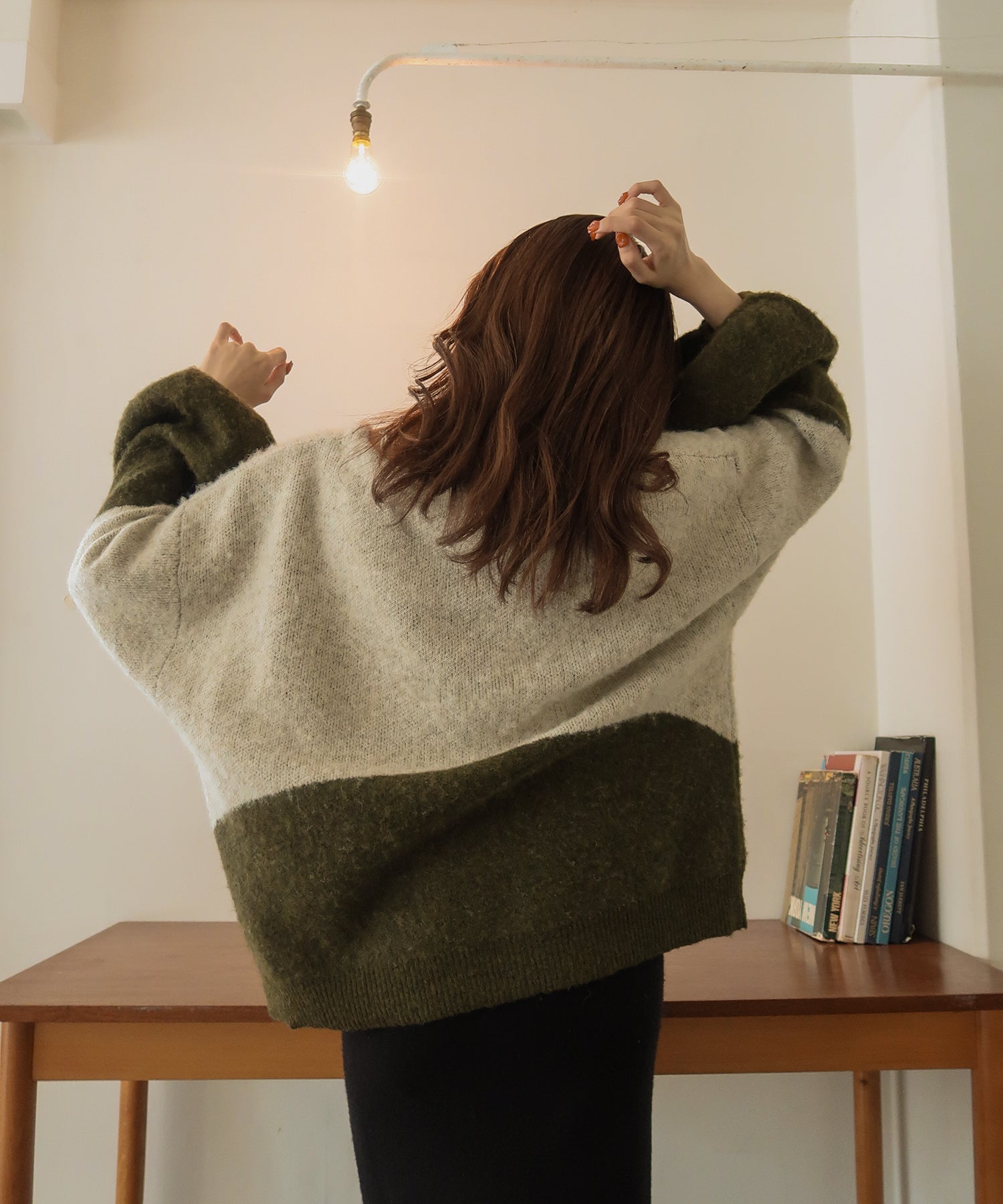 nuance v neck knit / ニュアンスｖネックニット