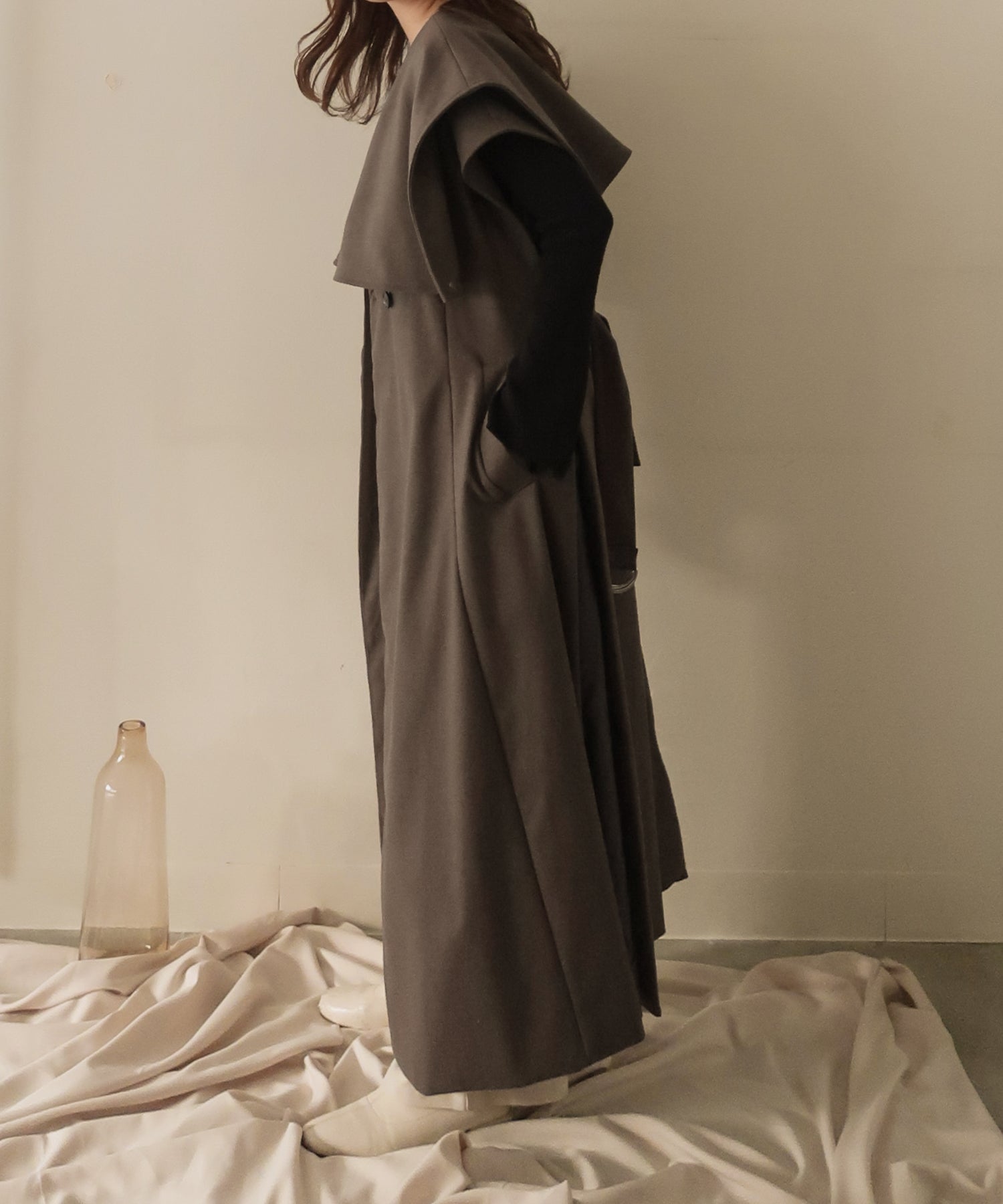 long gilet onepiece / ロングジレワンピース