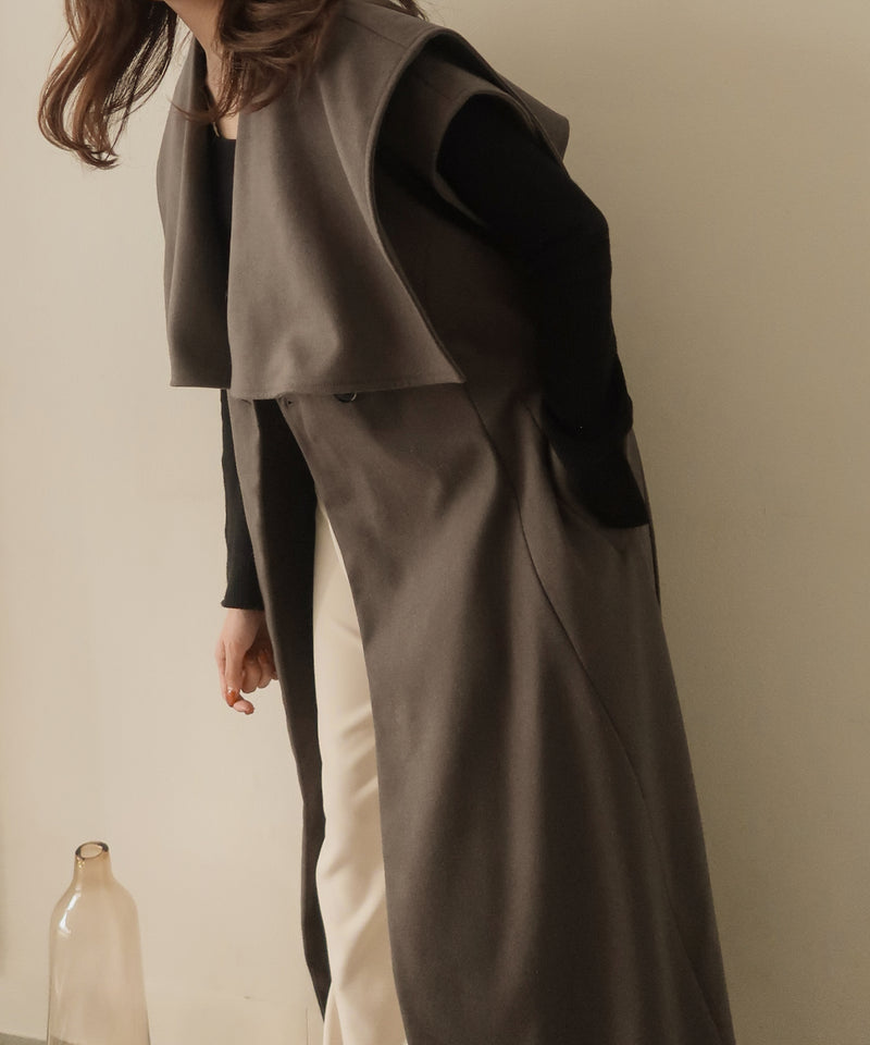 long gilet onepiece / ロングジレワンピース