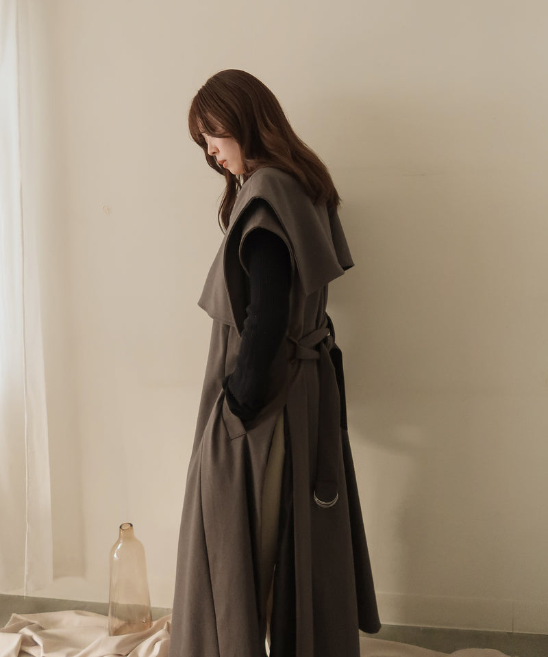 long gilet onepiece / ロングジレワンピース – favclo.