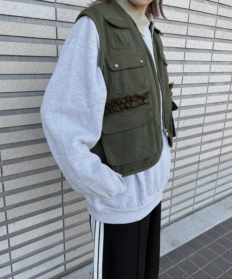 【favclo. Special price】fishing vest /フィッシングベスト