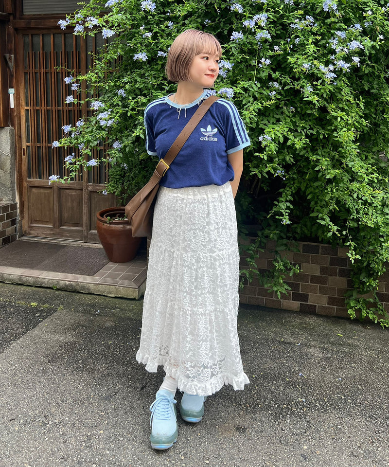 【miko】lace tiered skirt / レースティアードスカート