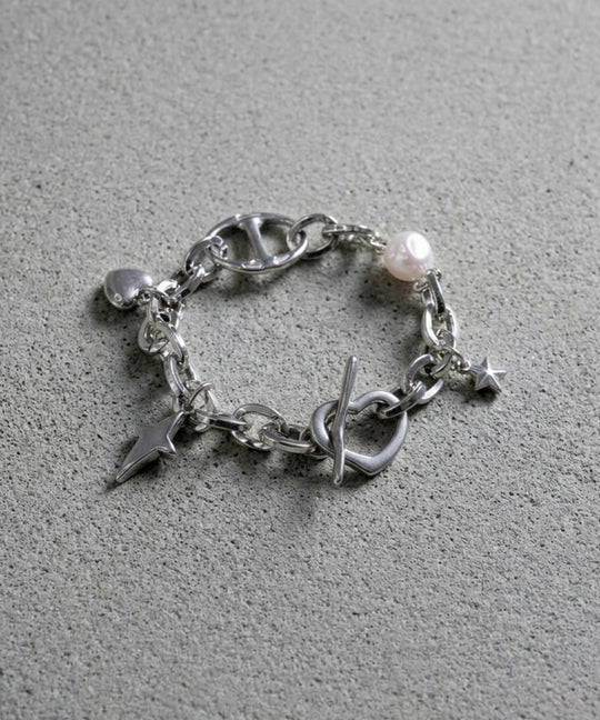 【selleglant｜セレグランテ】DESIGN CHARM BRACELET/デザインチャームブレスレット