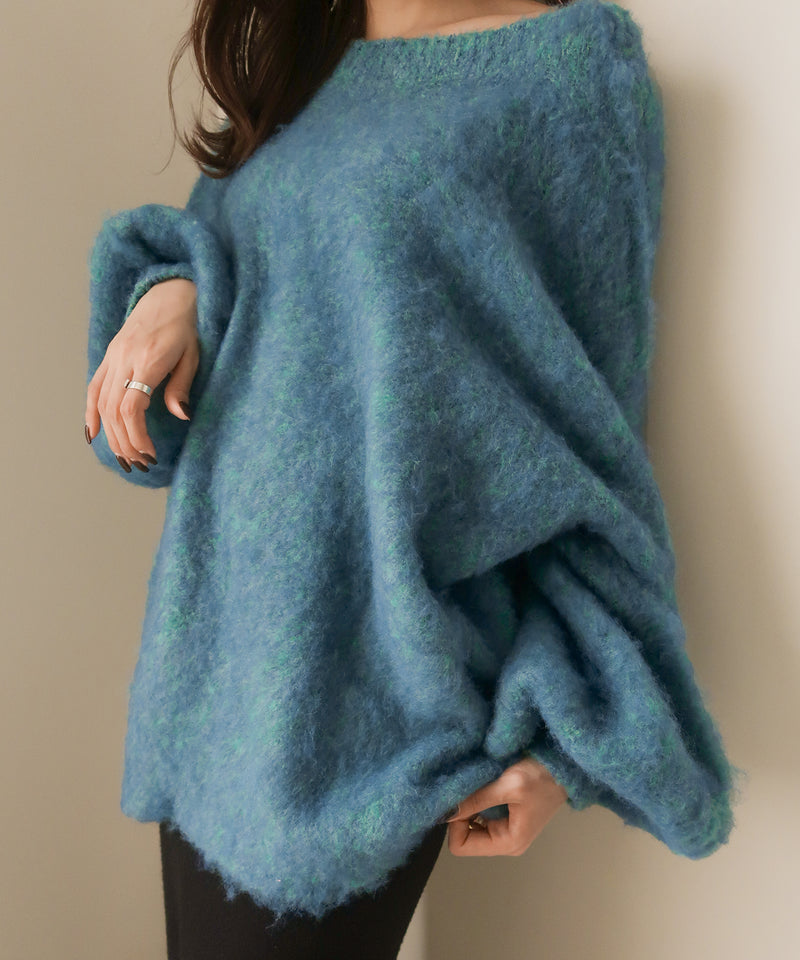 mix color laceup cardigan / ミックスカラーレースアップカーディガン