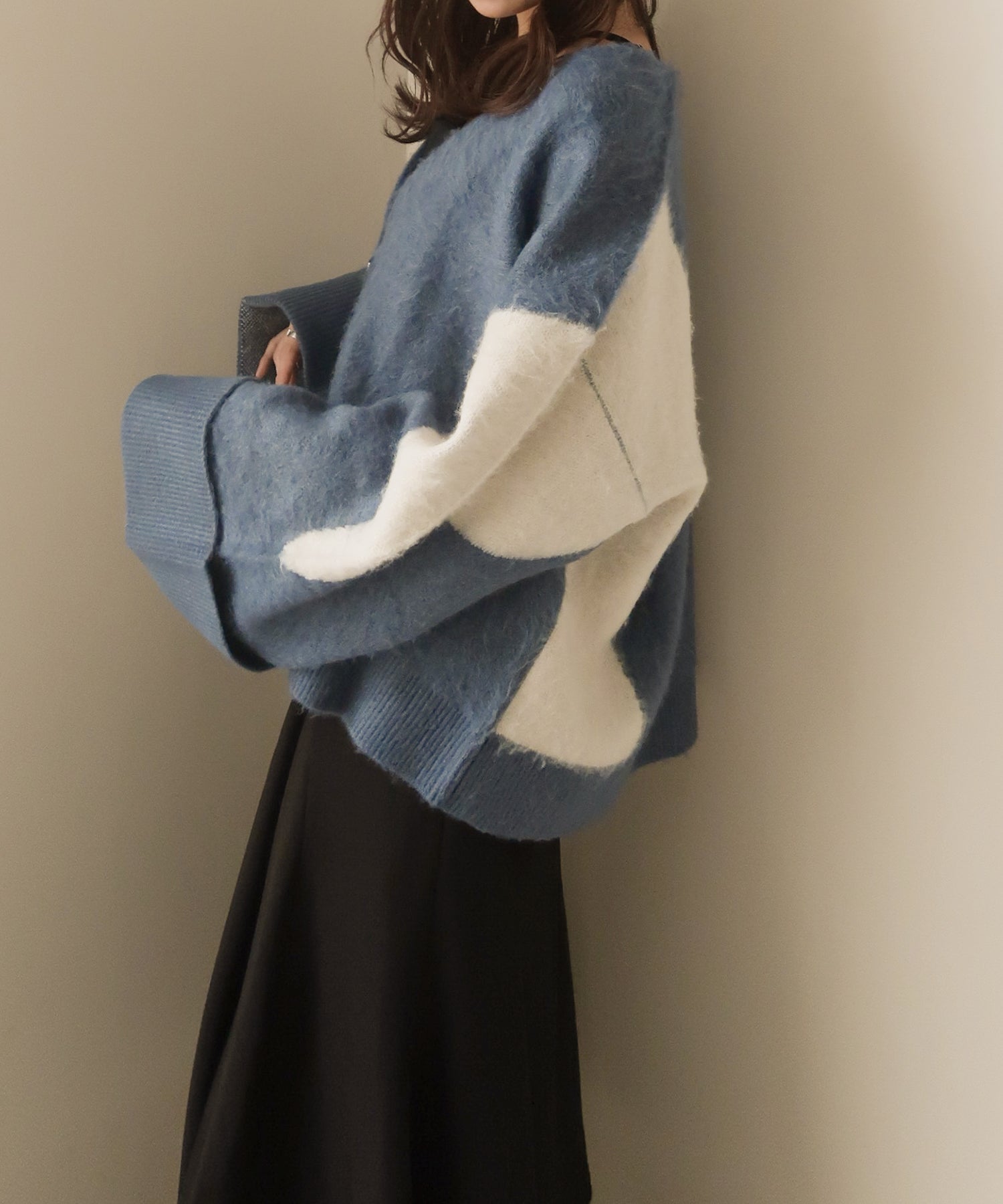 mix color cardigan / ミックスカラーカーディガン