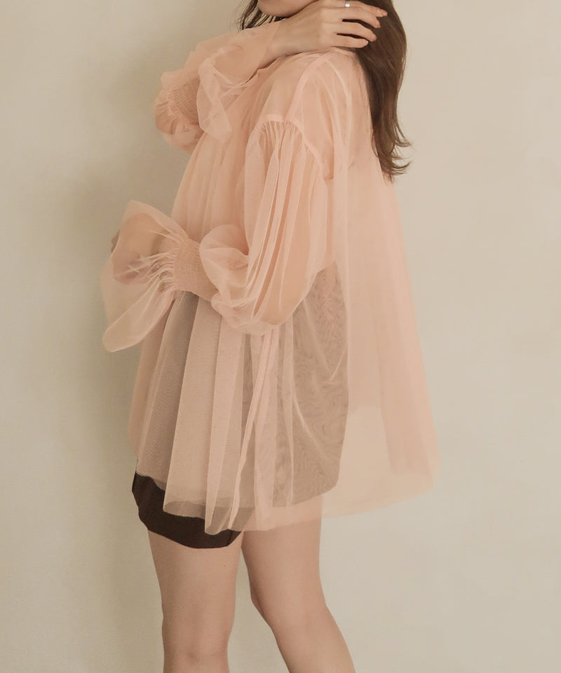 tull volume blouse / チュールボリュームブラウス