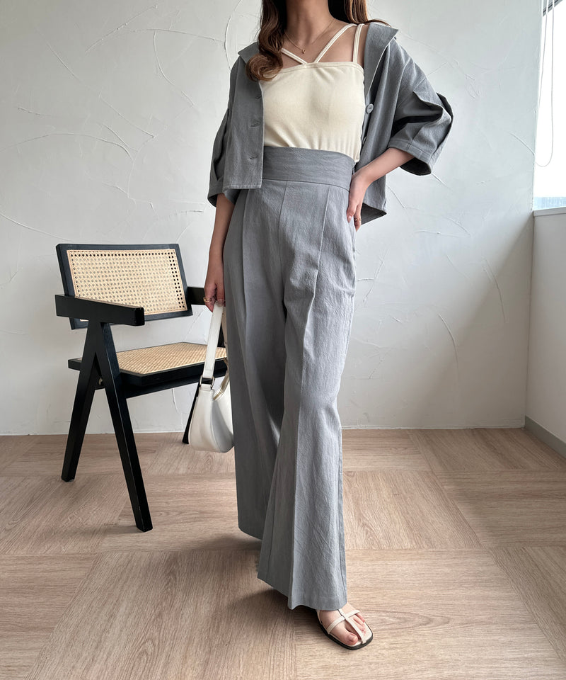 LINEN WIDE PANTS/リネンワイドパンツ