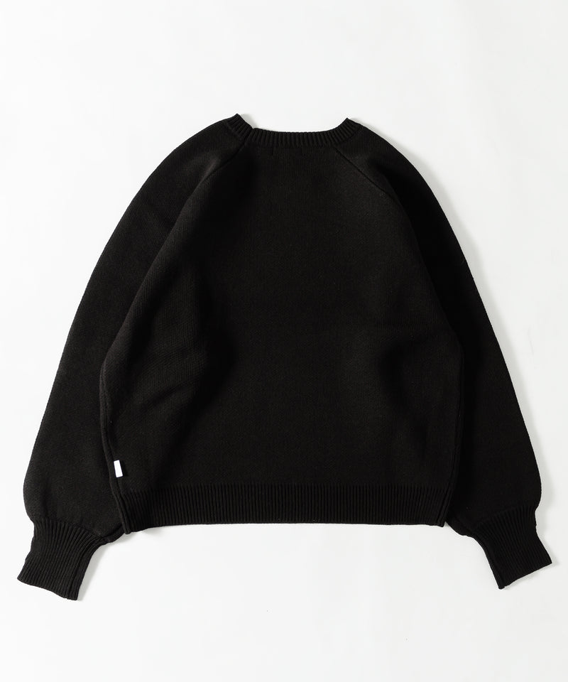 【予約商品】RAGLAN SLEEVE FINGER HOLE KNIT ※12月下旬予定