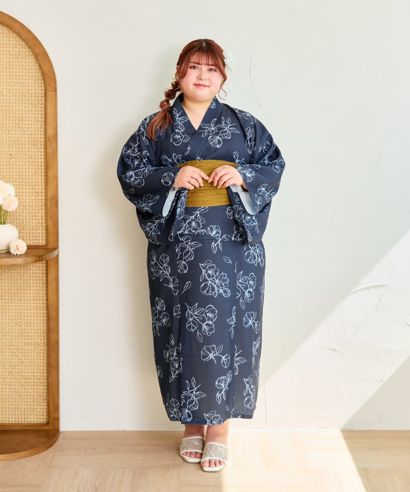 FLORAL YUKATA SET/花柄浴衣セット