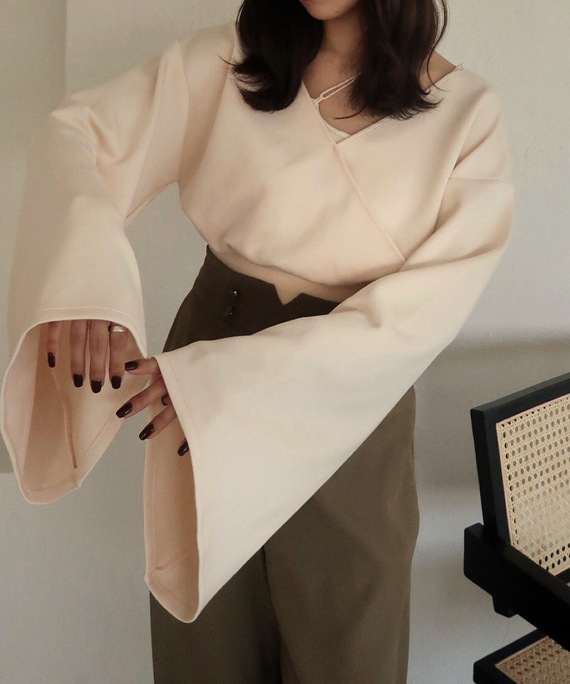 ２way cachecour sweat / ２wayカシュクールスウェット