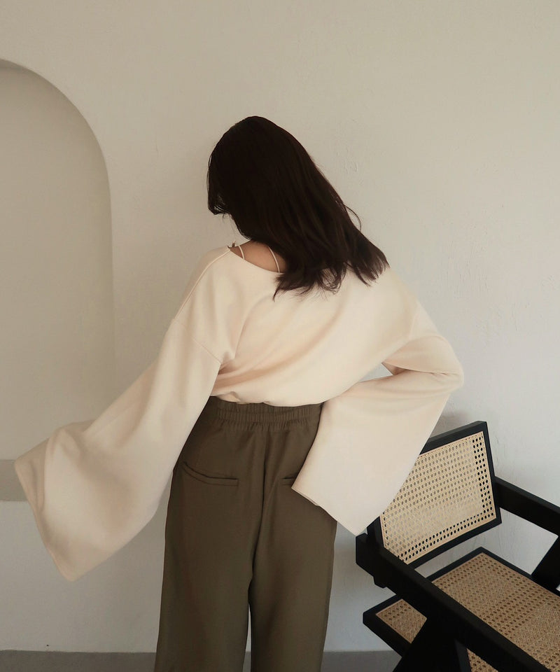 ２way cachecour sweat / ２wayカシュクールスウェット