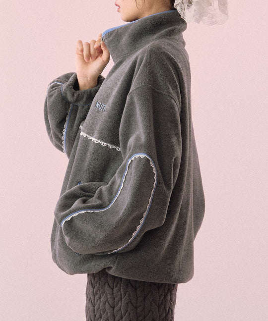 two tone half zip fleece / ツートーンハーフジップフリース