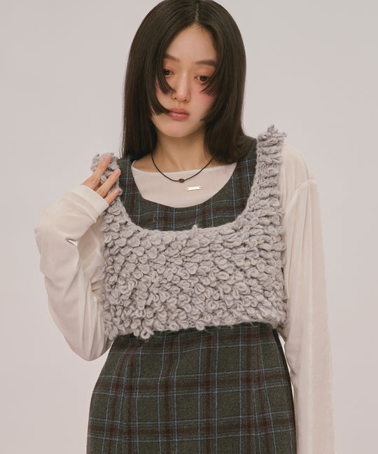 hand knitting bustier / ハンドニットビスチェ