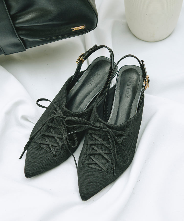lace up sneaker mule / レースアップスニーカーミュール – favclo.