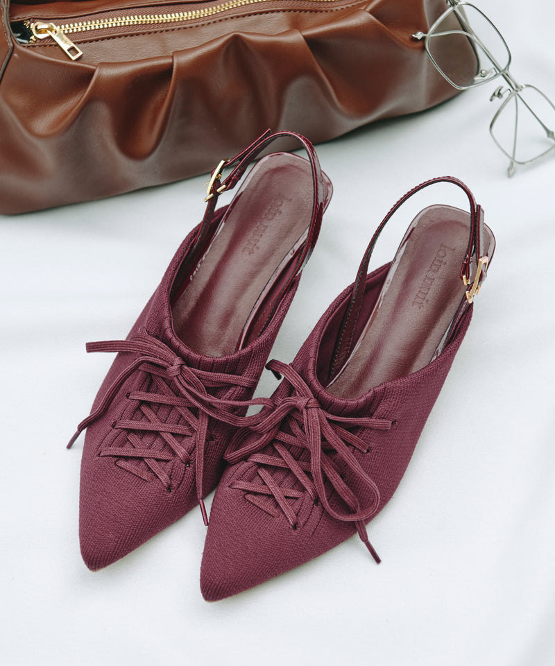 LACEUP ミュール SLY パンプス LACE UP MULE レース アップ ミュール : ZOZOTOWN