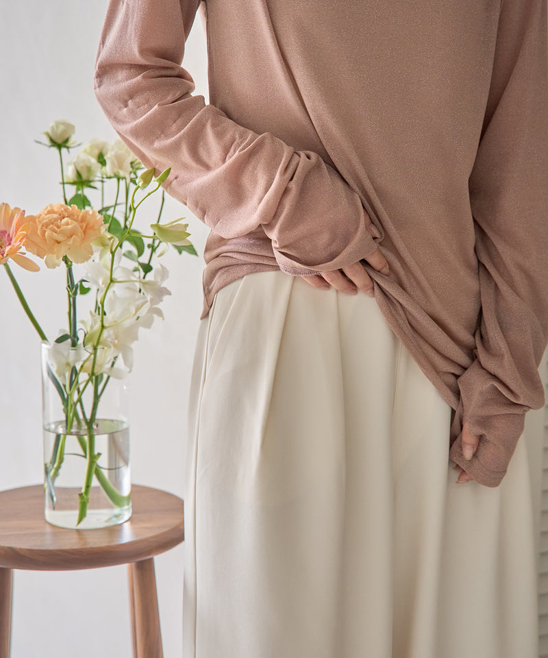 long sleeve sheer inner / ロングスリーブシアーインナー