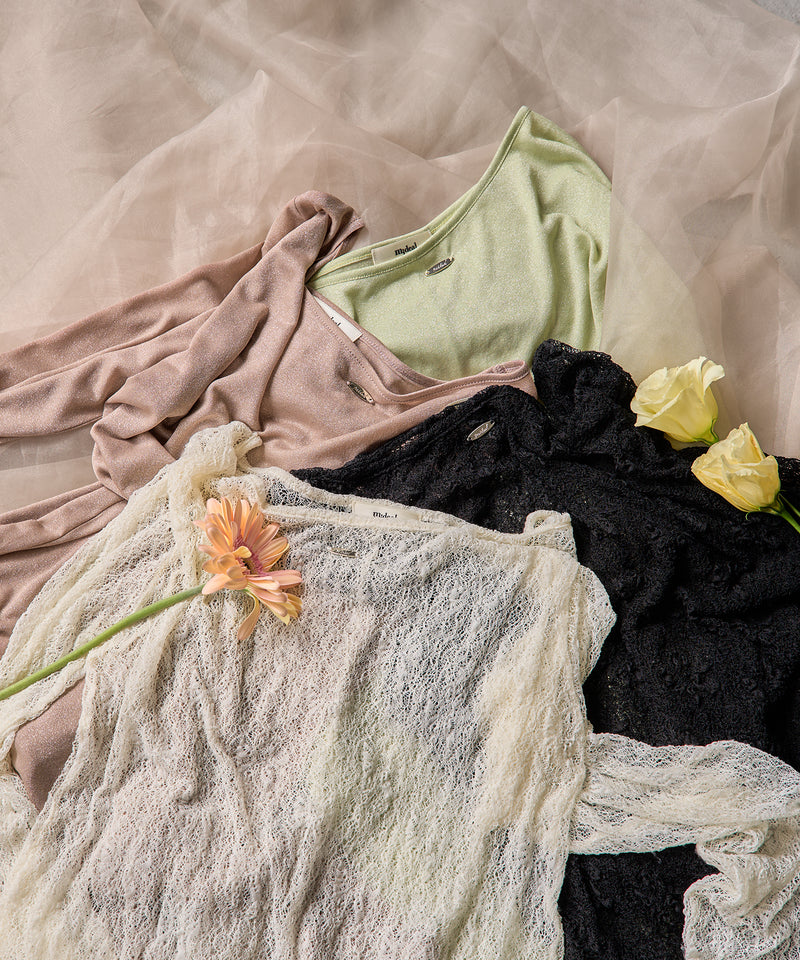 long sleeve sheer inner / ロングスリーブシアーインナー