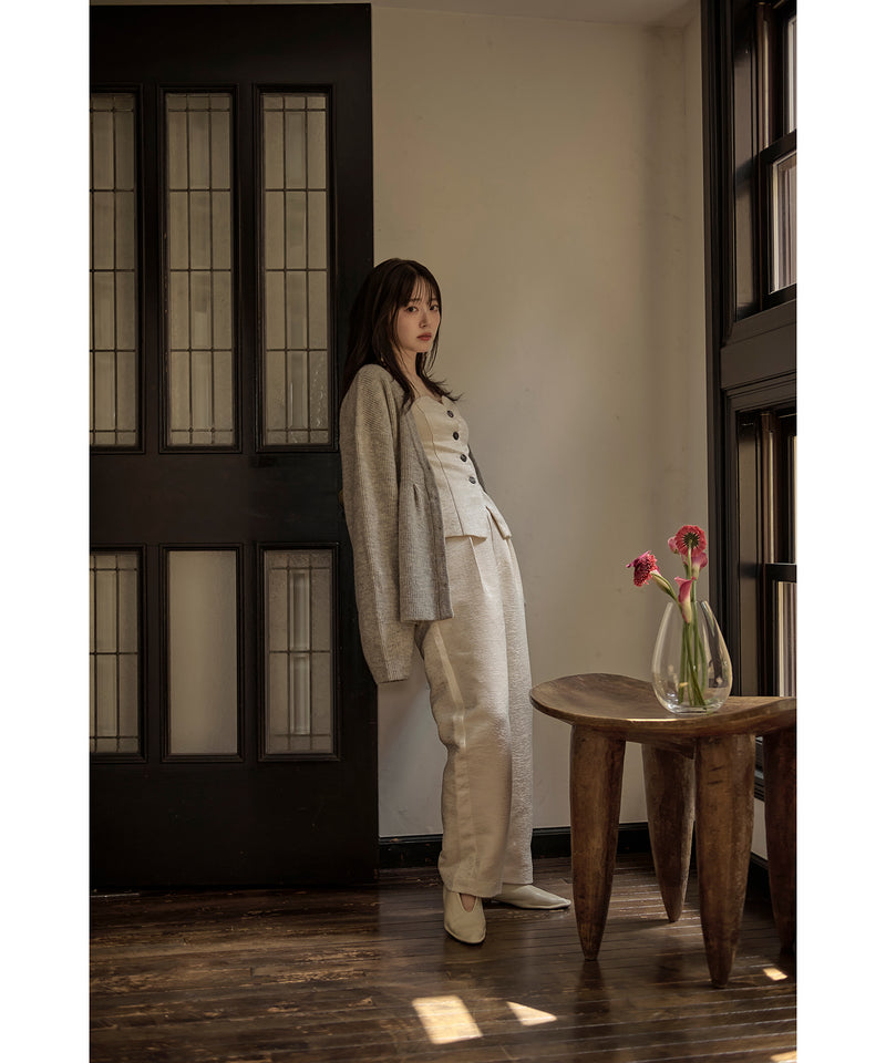 peplum design cardigan / ペプラムデザインカーディガン