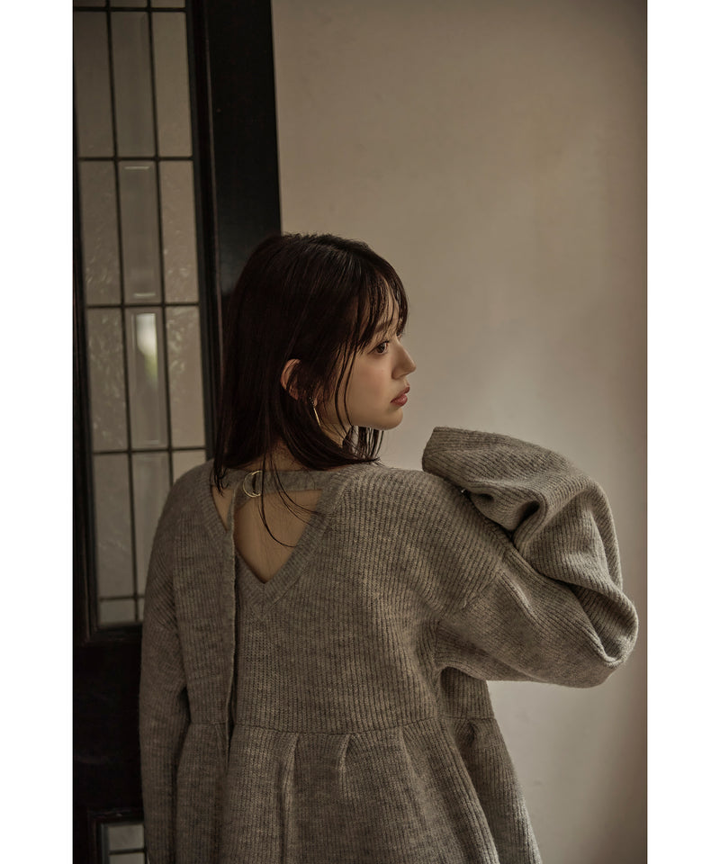 peplum design cardigan / ペプラムデザインカーディガン