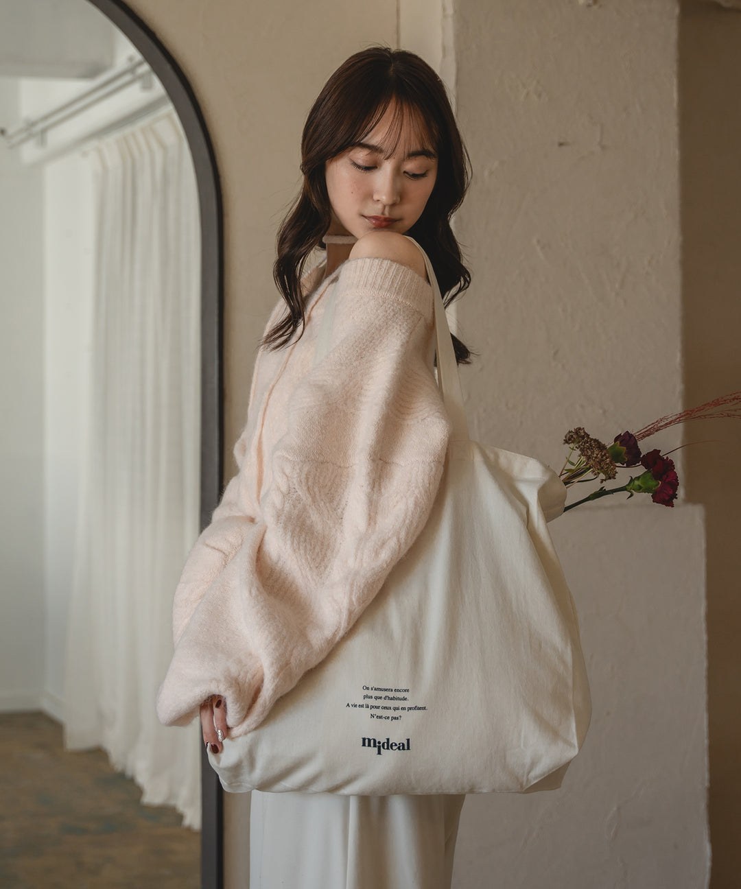マイディール　mideal トートバッグ　novelty mideal original tote bag / midealオリジナルトートバッグ