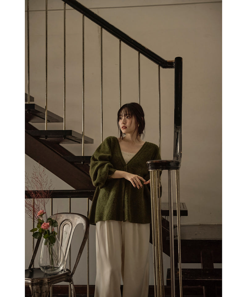 peplum design cardigan / ペプラムデザインカーディガン