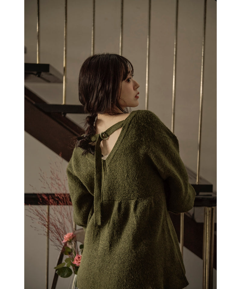 peplum design cardigan / ペプラムデザインカーディガン