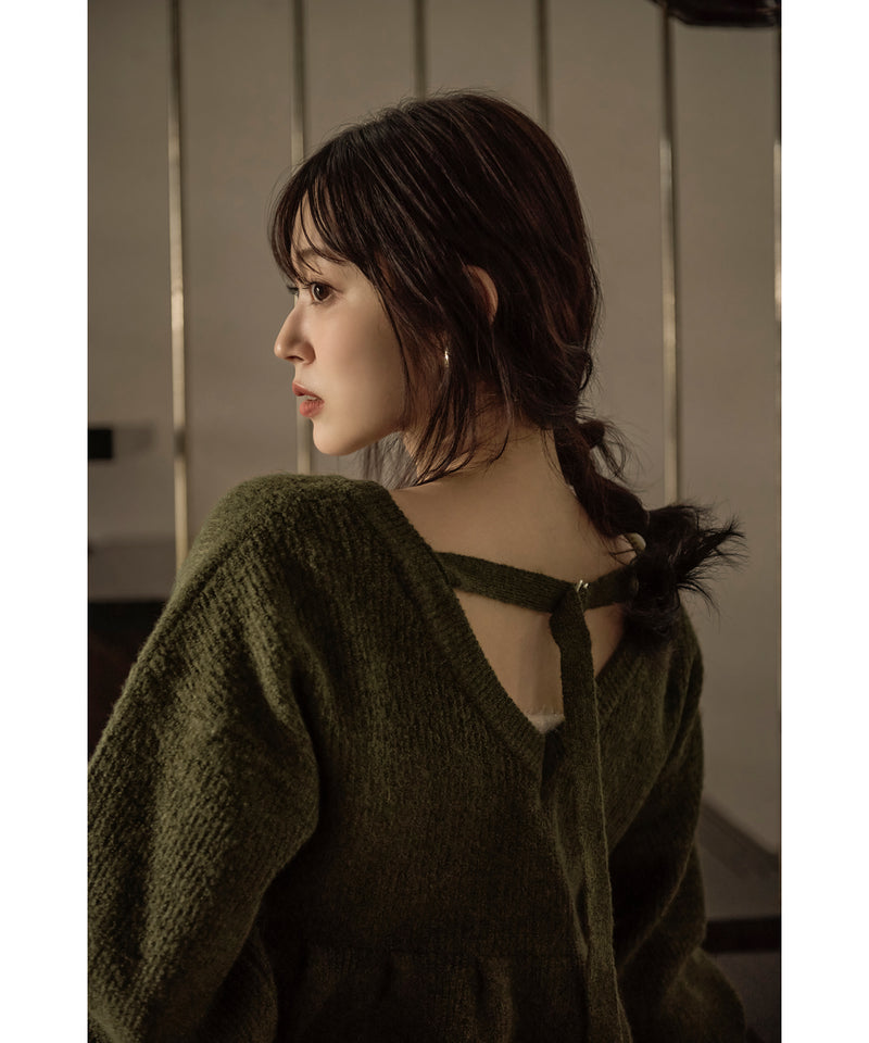 peplum design cardigan / ペプラムデザインカーディガン