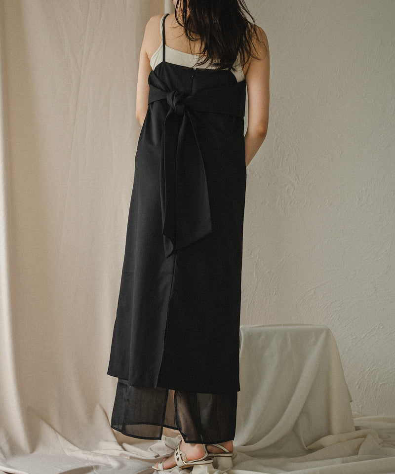 sheer design cami onepiece / シアーデザインキャミワンピース