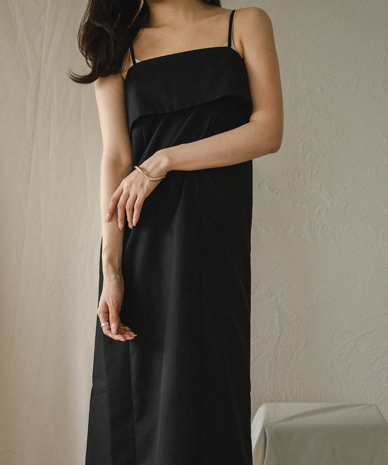 sheer design cami onepiece / シアーデザインキャミワンピース