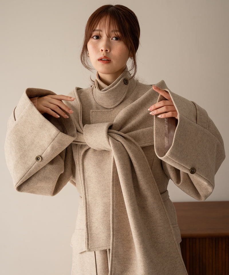 shawl long coat / ショールロングコート