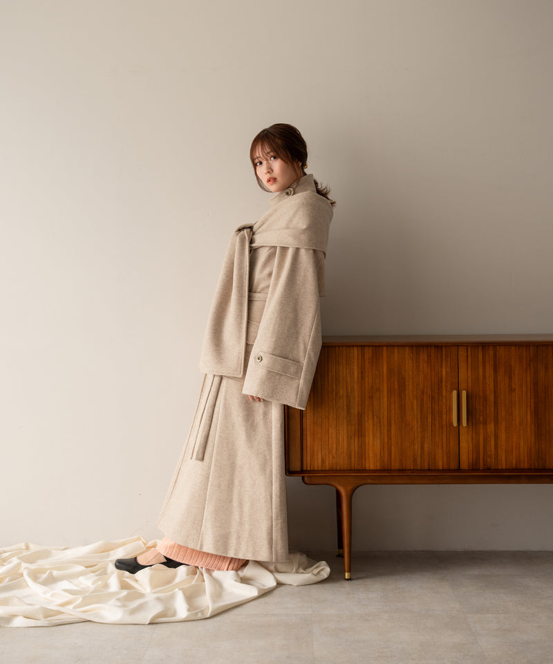 shawl long coat / ショールロングコート