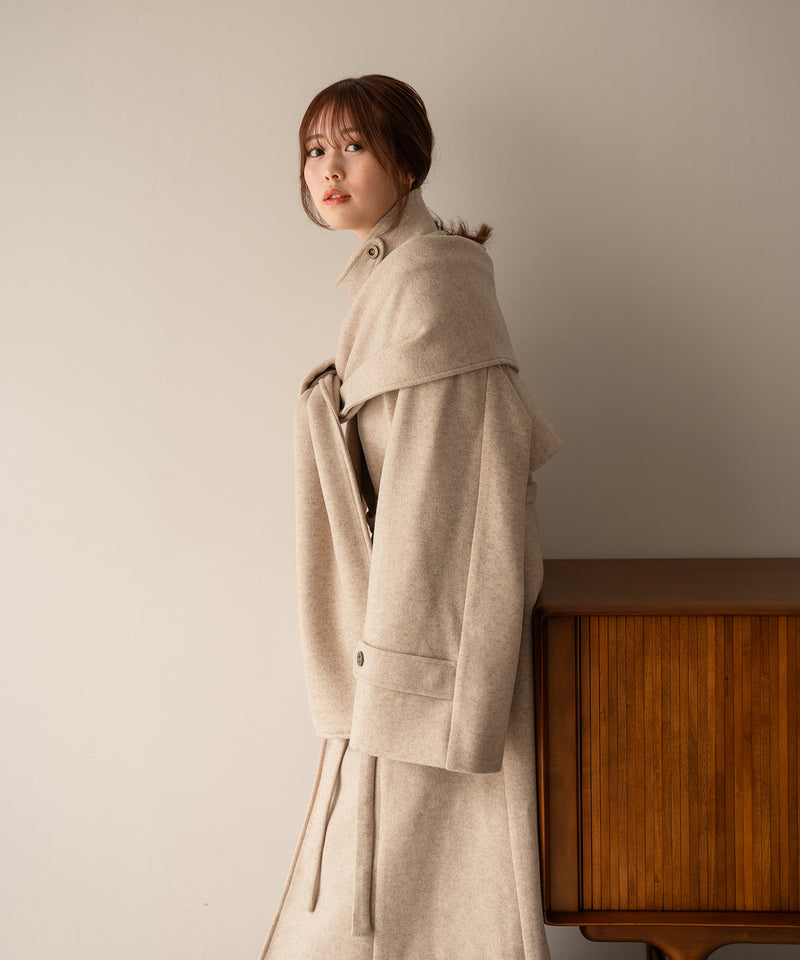 shawl long coat / ショールロングコート