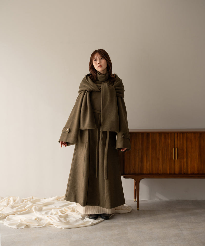 shawl long coat / ショールロングコート