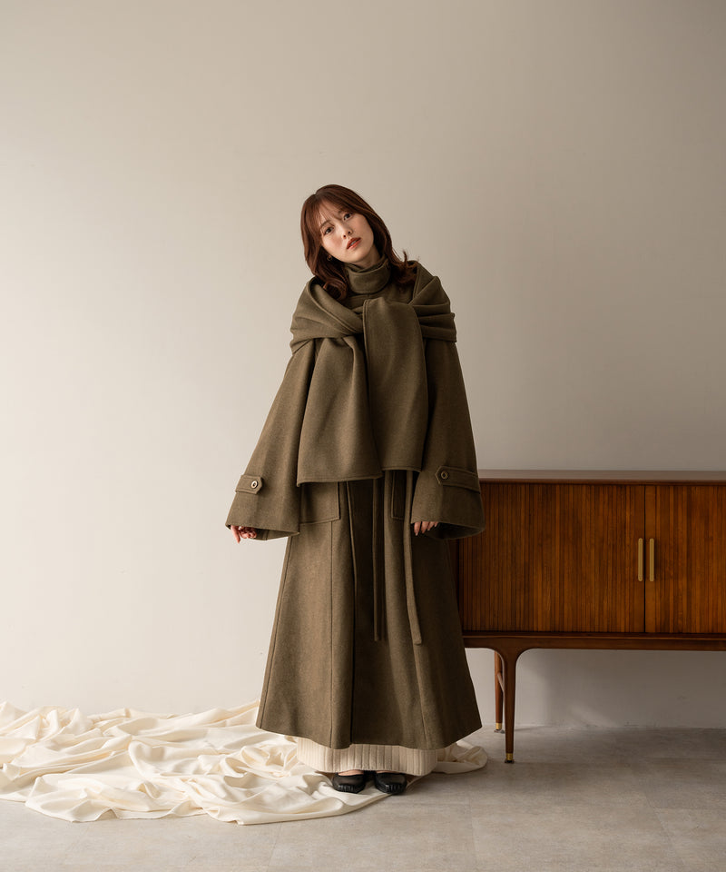 shawl long coat / ショールロングコート