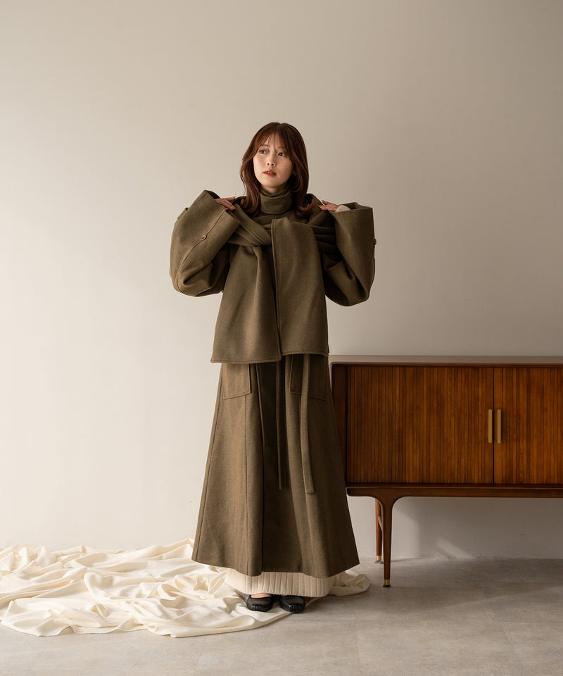 shawl long coat / ショールロングコート