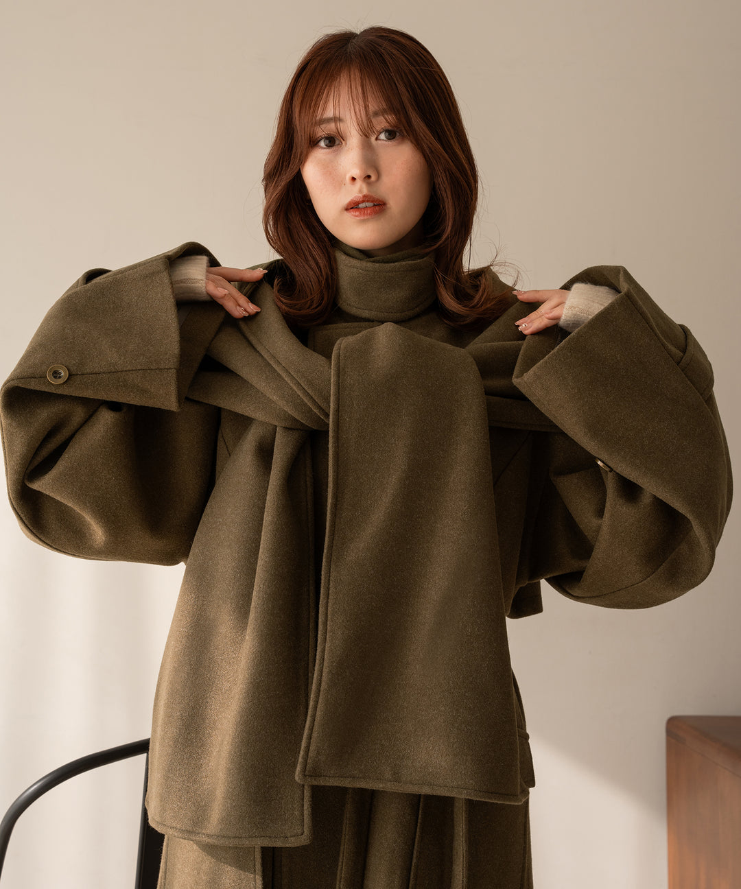 shawl long coat / ショールロングコート – favclo.