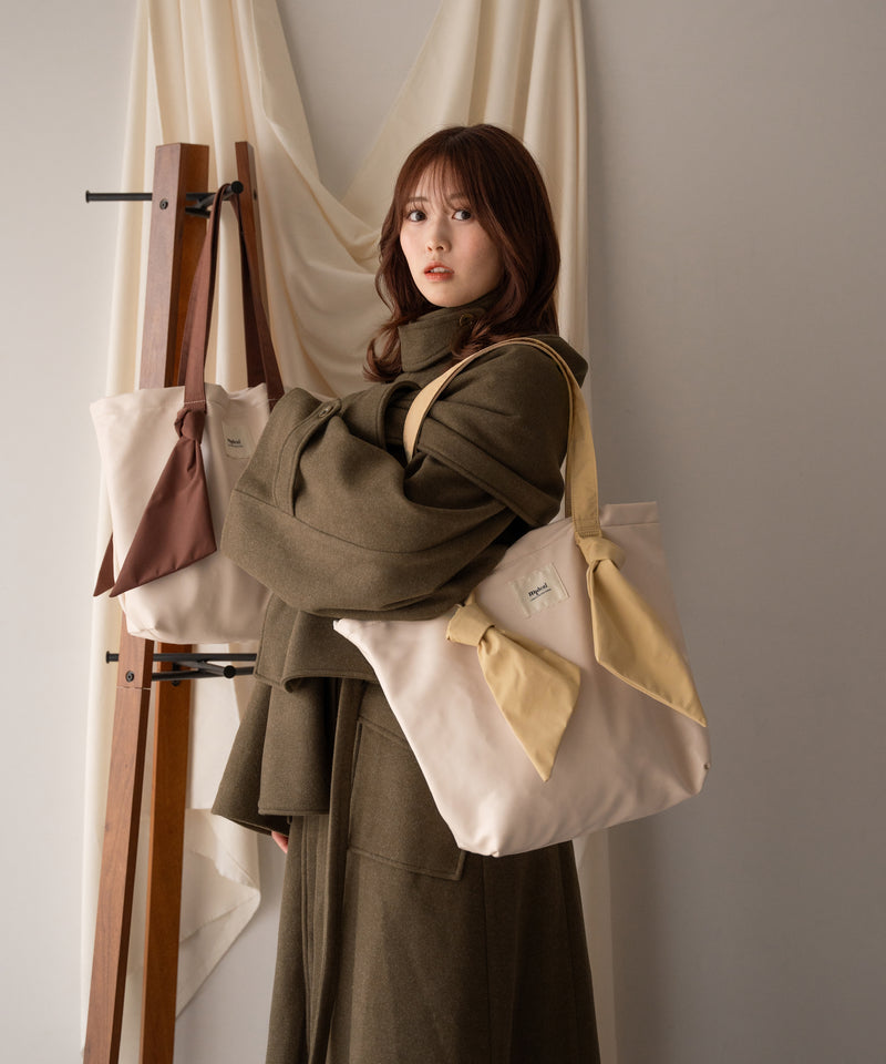 fake leather tote bag / フェイクレザートートバッグ