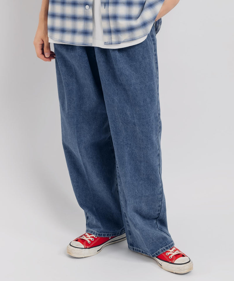 CENTER PRESS DENIM PANTS