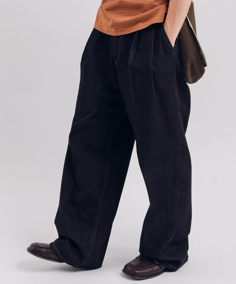 CENTER PRESS DENIM PANTS