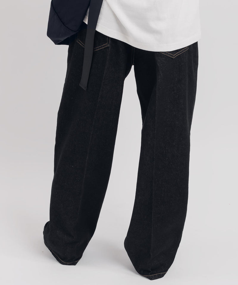 CENTER PRESS DENIM PANTS