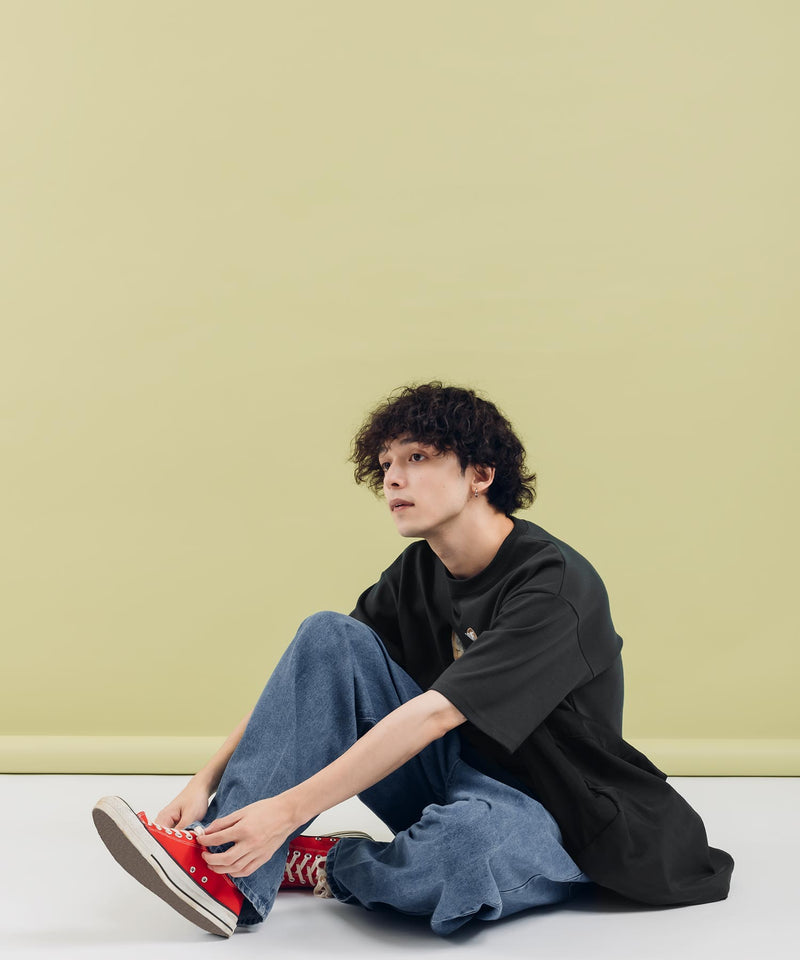 CENTER PRESS DENIM PANTS