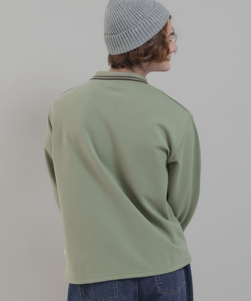 MOSS STITCH POLO SHIRT