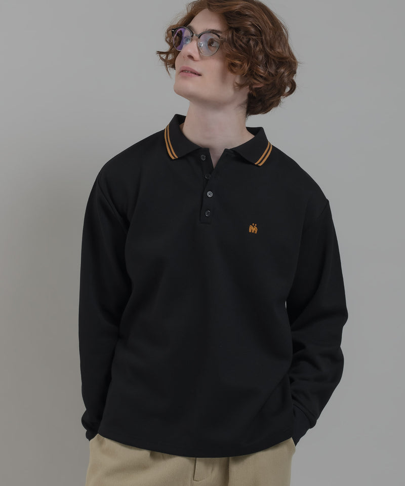 MOSS STITCH POLO SHIRT