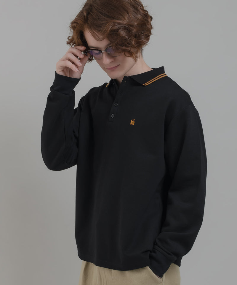 MOSS STITCH POLO SHIRT