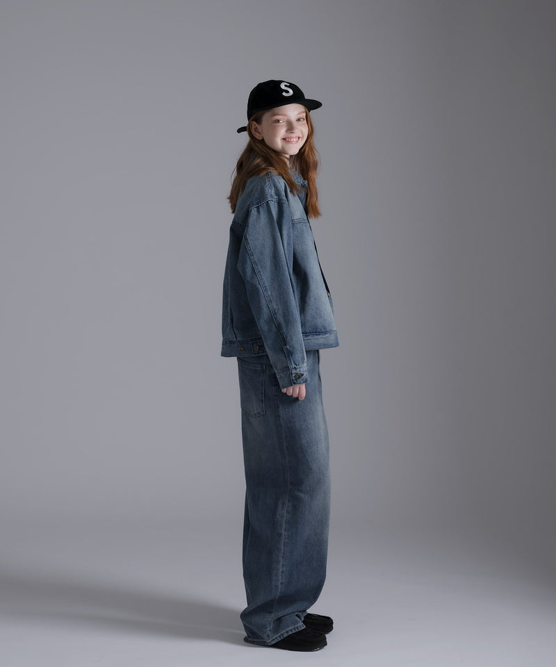 [SET UP可能] STRAIGHT DENIM PANTS